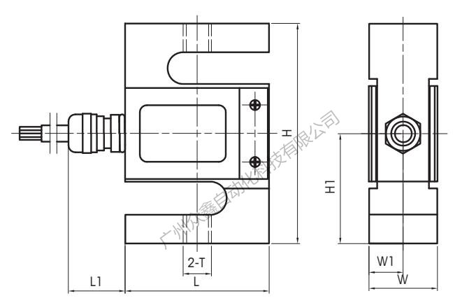 梅特勒托利多 TSC-1T稱重傳感器安裝尺寸1